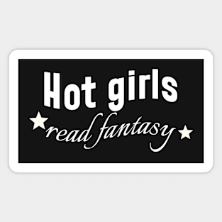 Hot Girls Read Fantasy Books Magnet